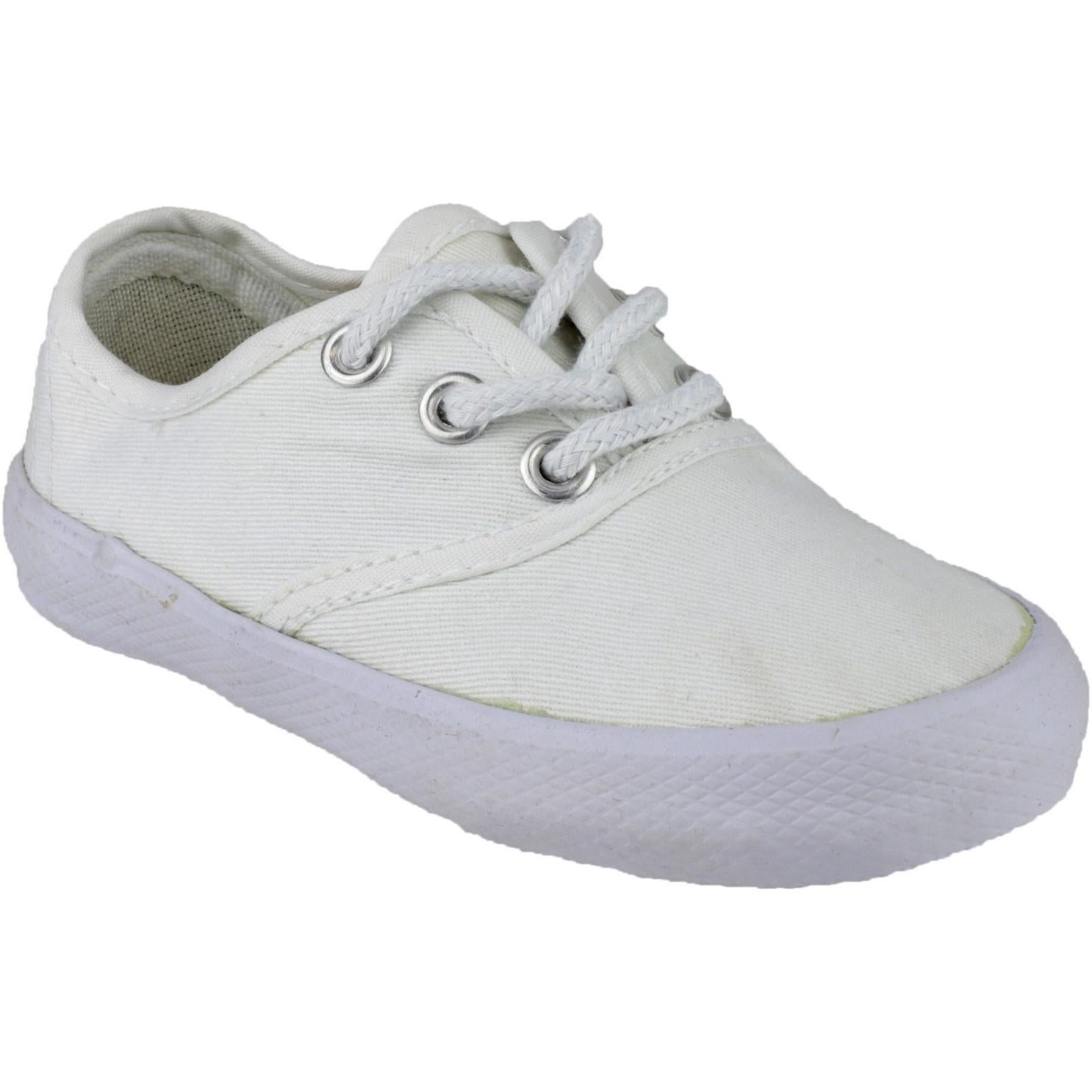 Group Five Mirak GB Plimsolls White Small Shoes