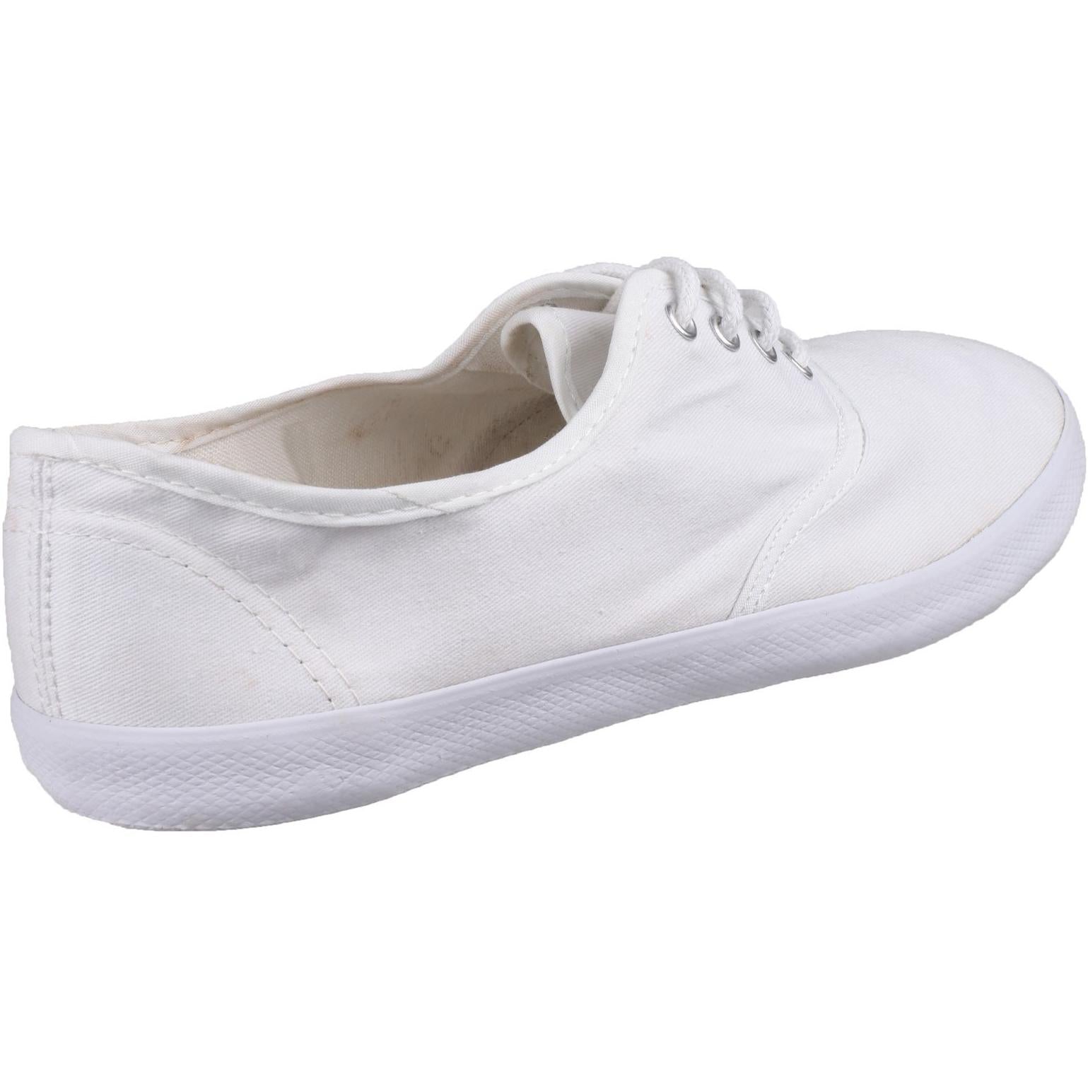 Group Five Mirak GB Plimsolls White Large Shoes