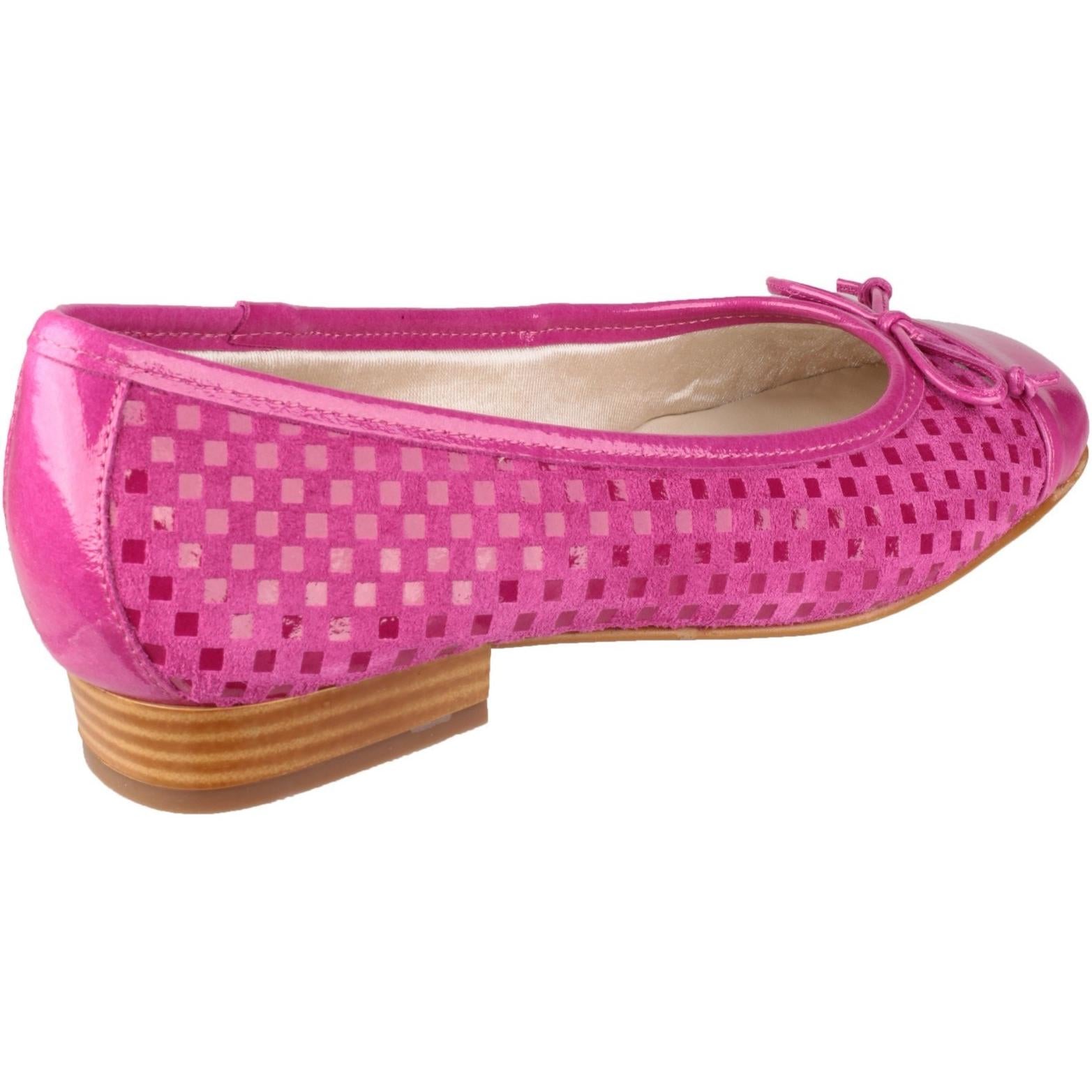 Riva Andros Patent/Suede women's Ballerina Flats