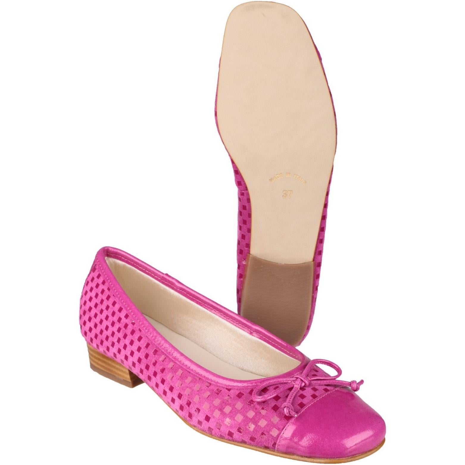 Riva Andros Patent/Suede women's Ballerina Flats