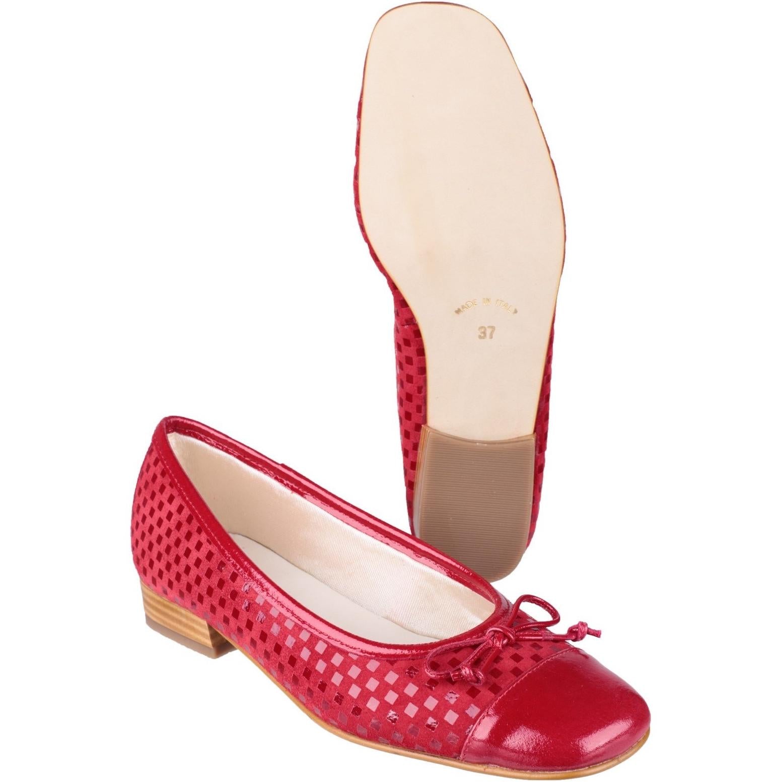 Riva Andros Patent/Suede women's Ballerina Flats