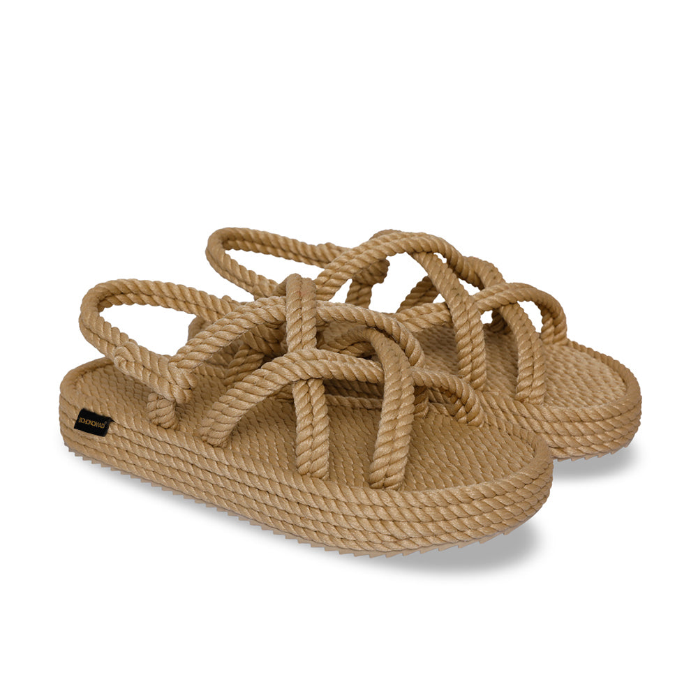 Bohonomad Bodrum Platform Rope Sandals