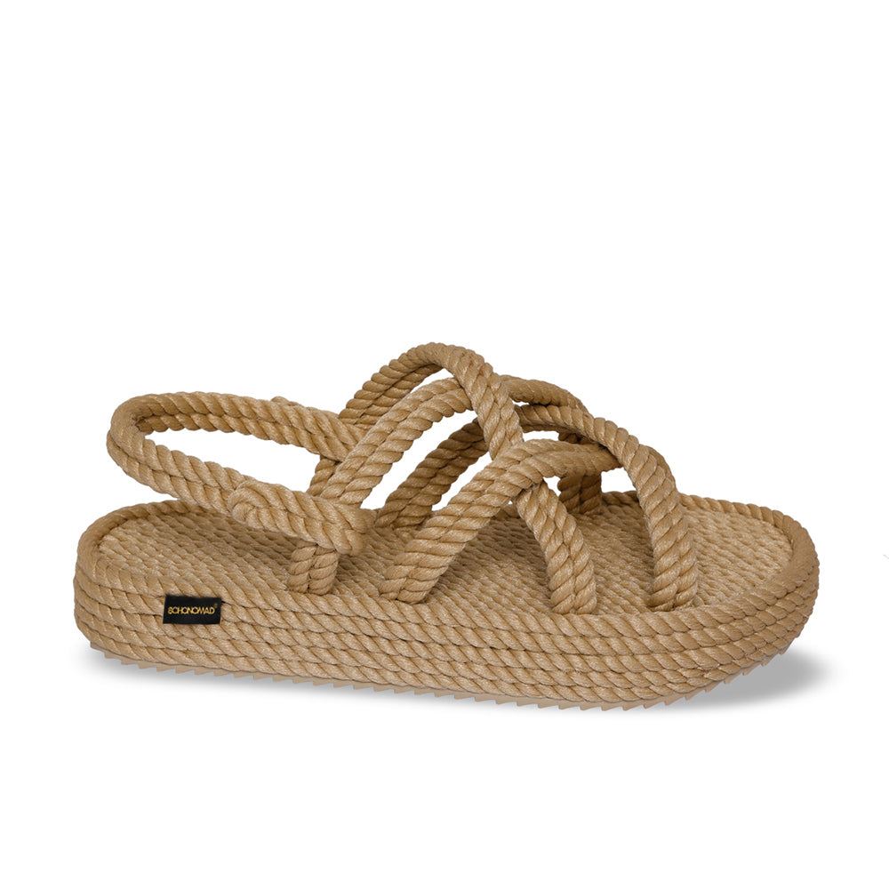 Bohonomad Bodrum Platform Rope Sandals