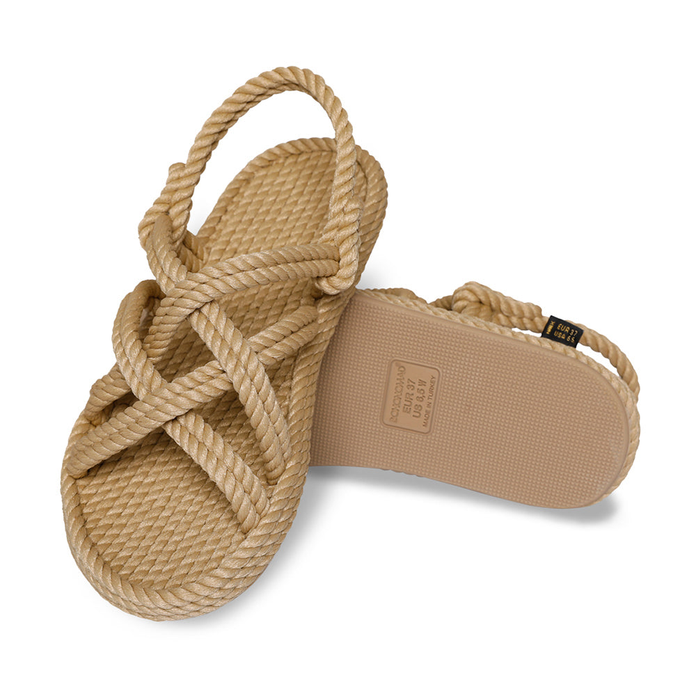 Bohonomad Bodrum Flat Rope Sandals