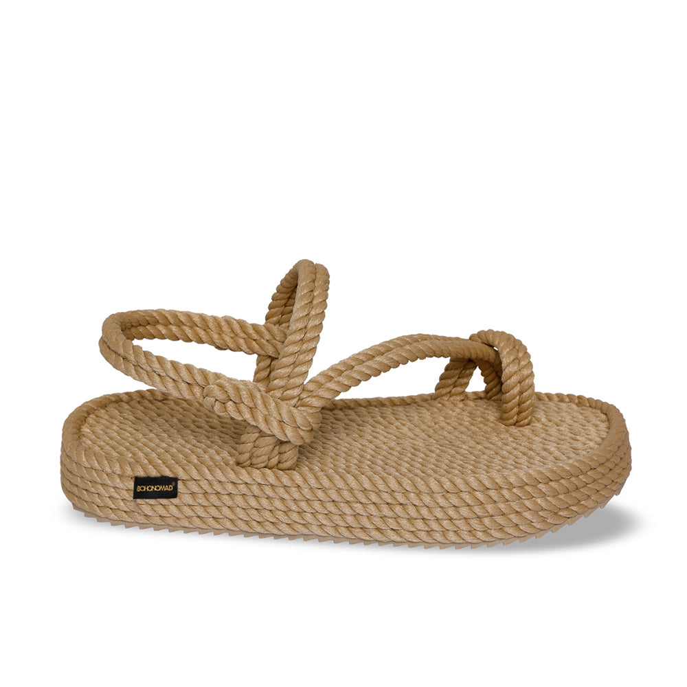 Bohonomad Hawaii Platform Rope Sandals