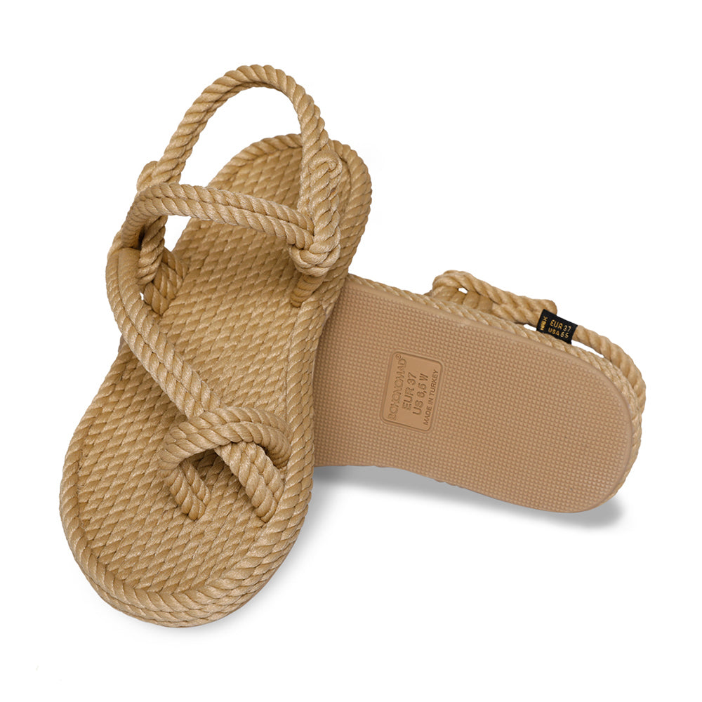 Bohonomad Hawaii Flat Rope Sandals