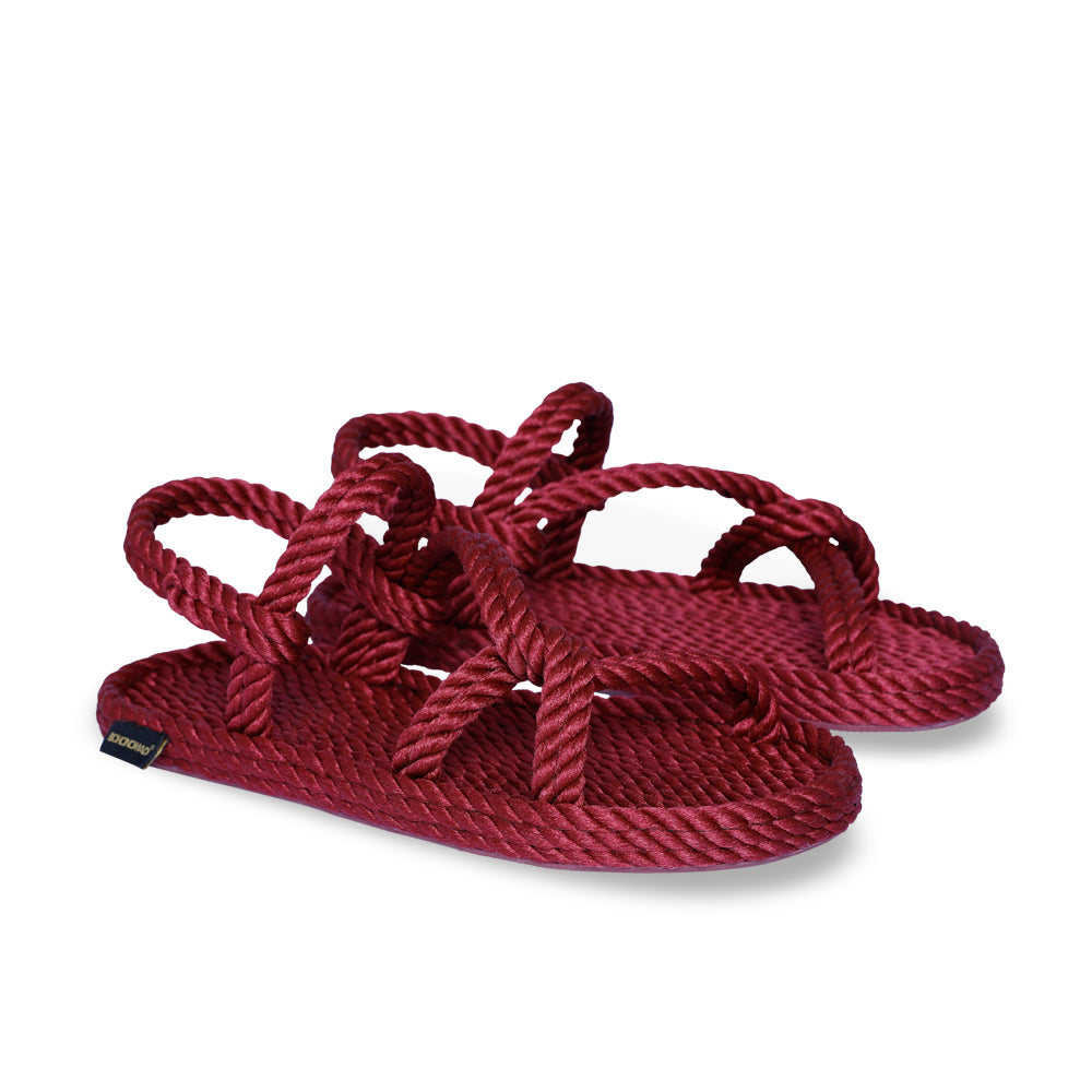 Bohonomad Mykonos Flat Rope Sandals