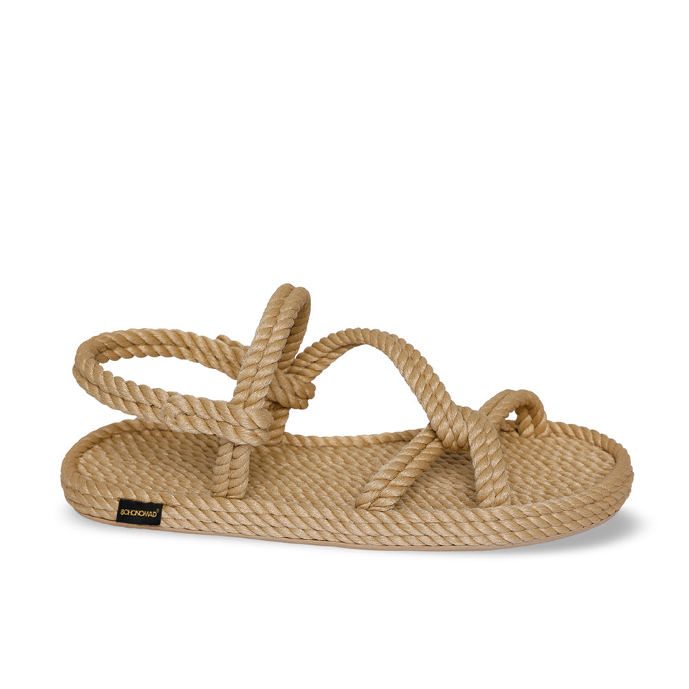 Bohonomad Mykonos Flat Rope Sandals