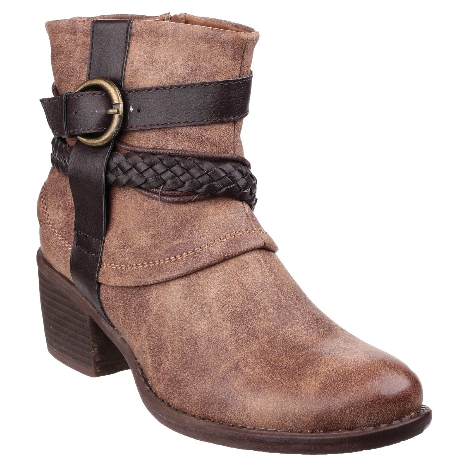 Divaz Vado Zip Up Ankle Boot