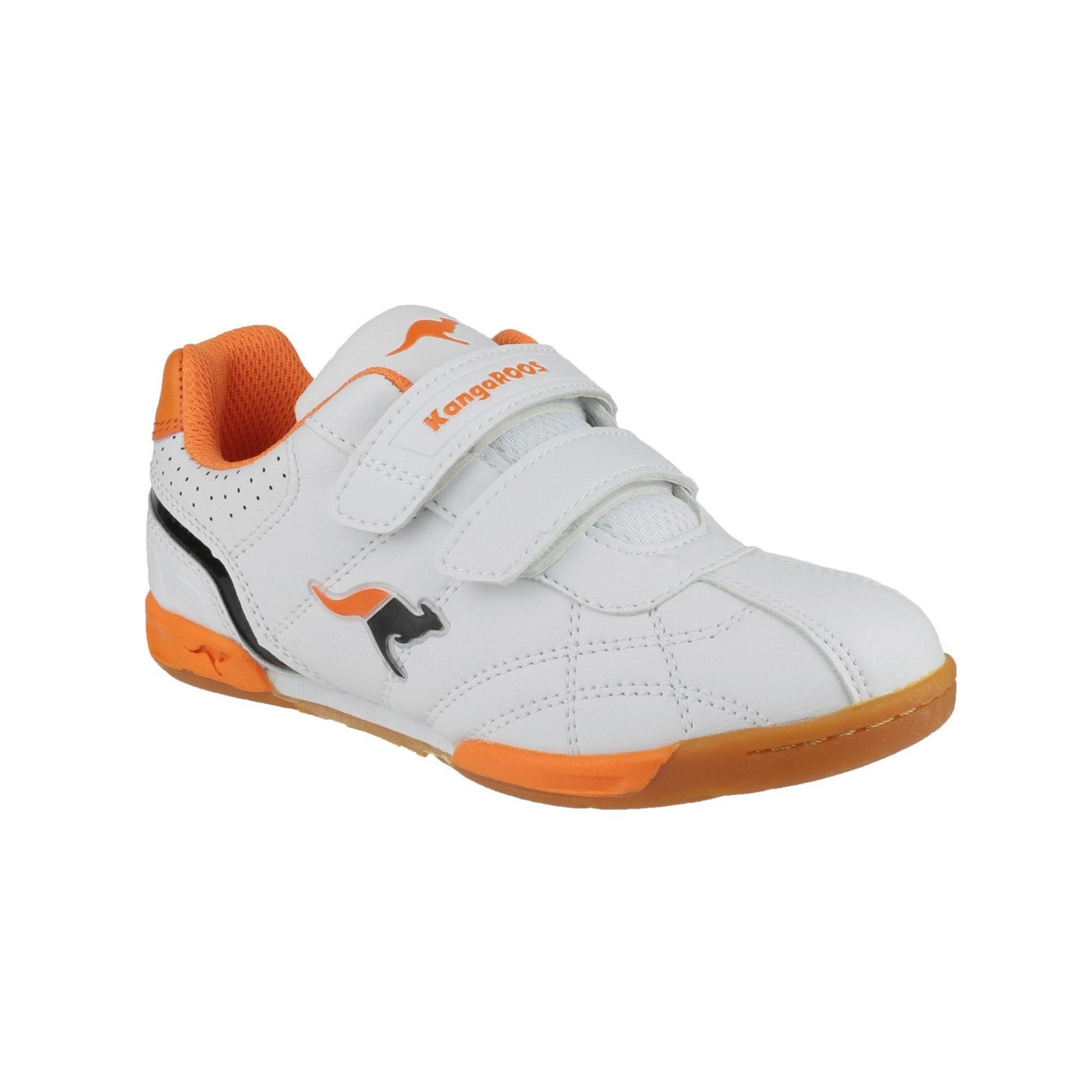 Kangaroos KR11035 Hector-Combo Childrens Sports Shoe White/Orange/Black