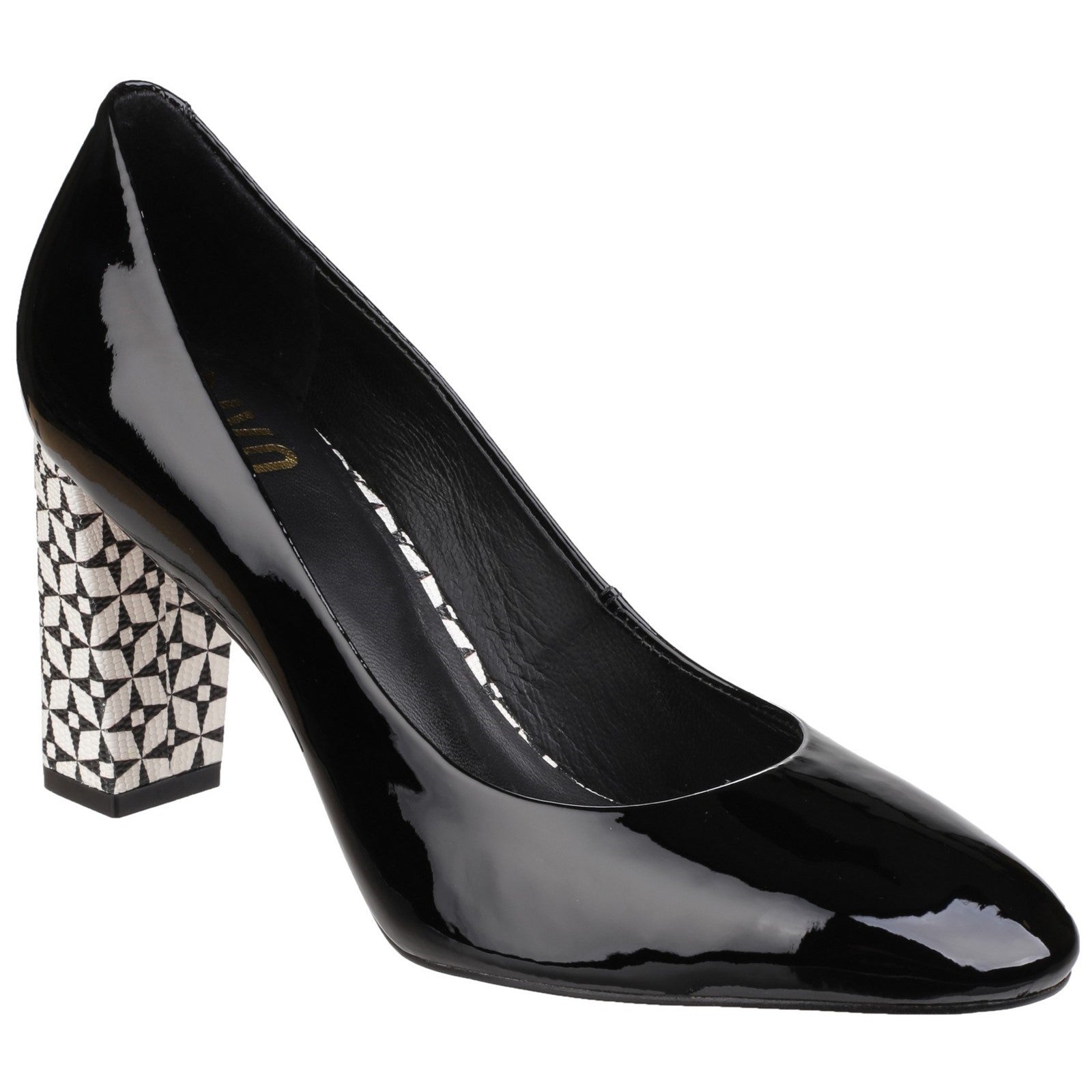 Riva Bosa Patent Slip on Court Shoe