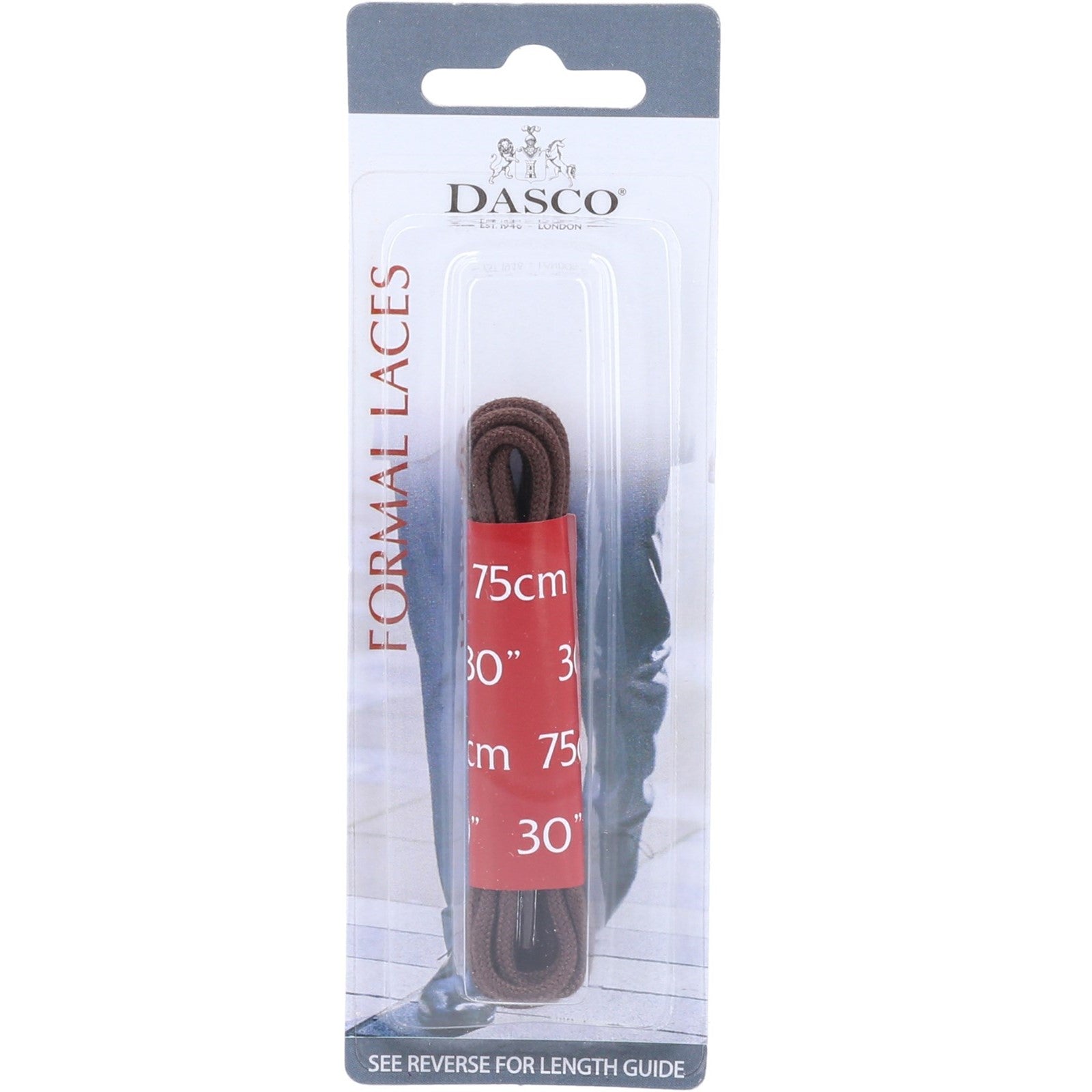 Dasco 75cm Round Shoe Lace 6 Pack