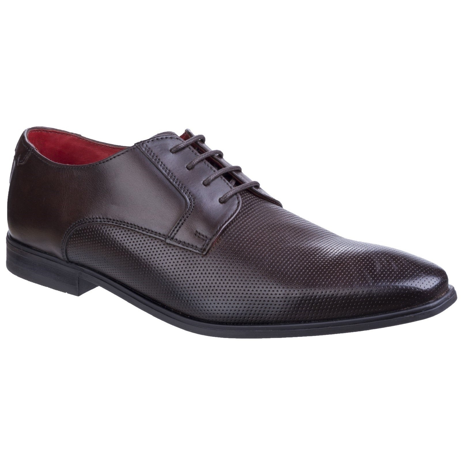 Base London Charles Waxy Lace Up Derby Shoe