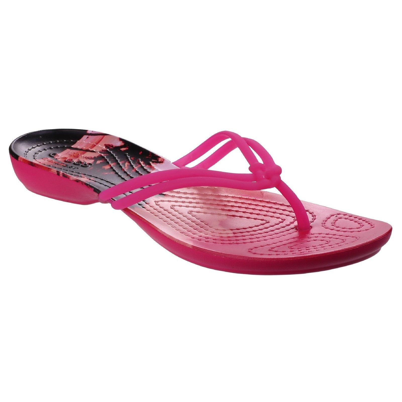 Crocs Isabella Graphic Flip Flop Sandals