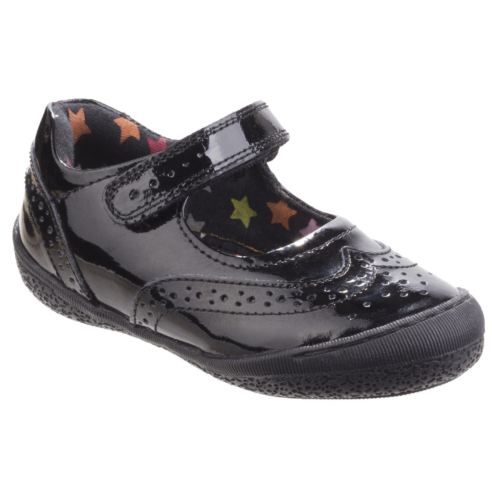 Hush Puppies Rina Junior Patent School Shoe