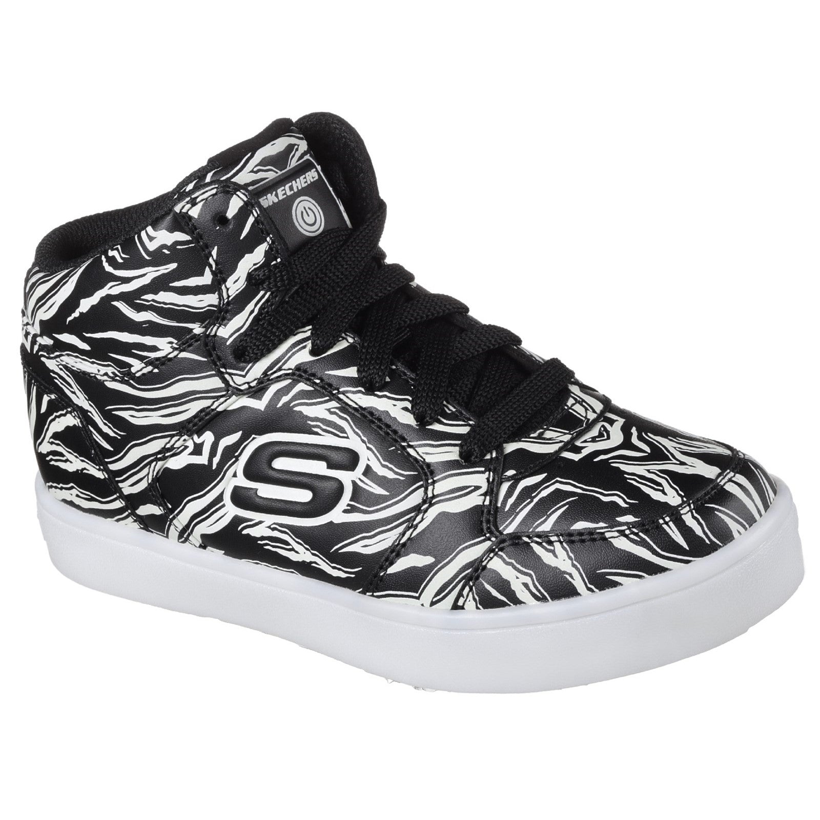 Skechers Energy Lights Outglow Lace-Up High Top Shoes