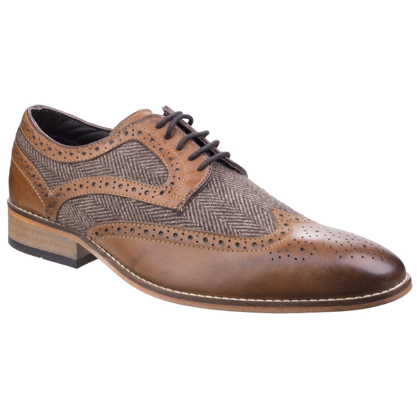 Lambretta Fenchurch Combi Brogue Lace Shoe