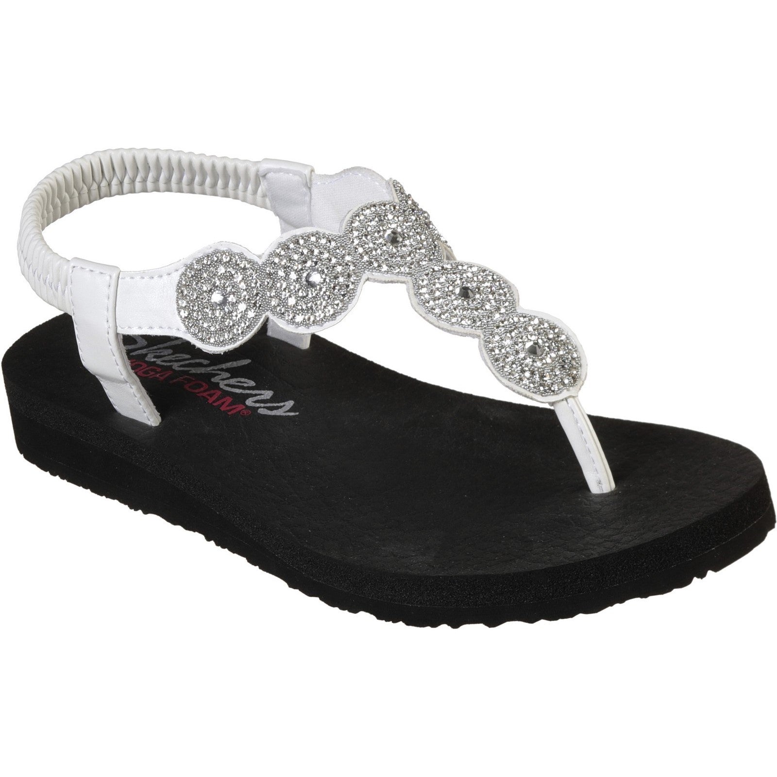 Skechers Meditation Stars & Sparkle Slip On Sandal