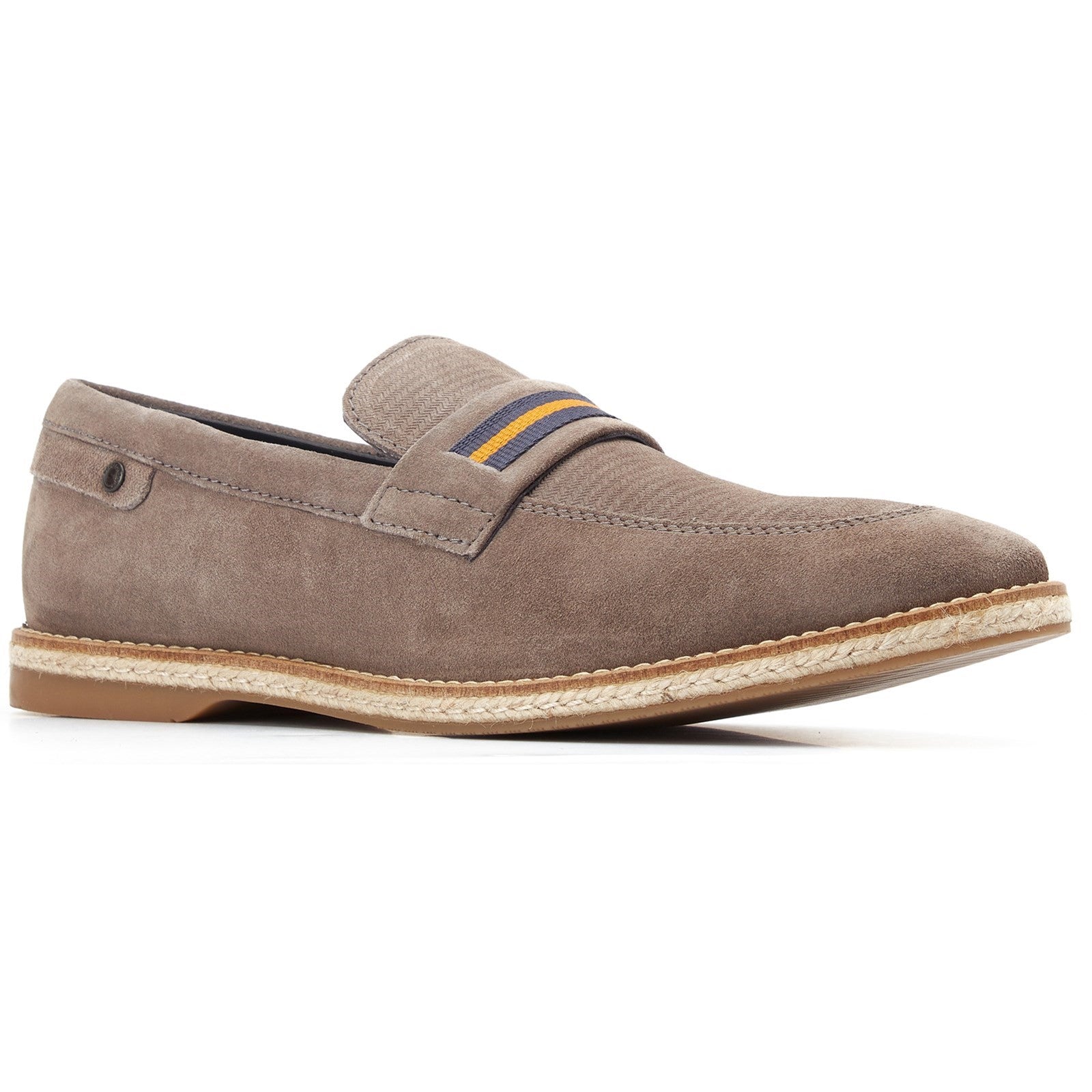 Base London Kinsey Suede Slip On Loafer Shoes