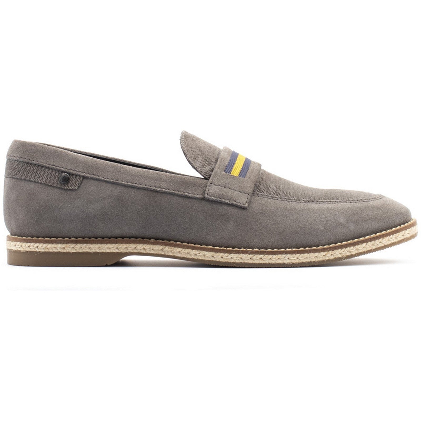 Base London Kinsey Suede Slip On Loafer Shoes