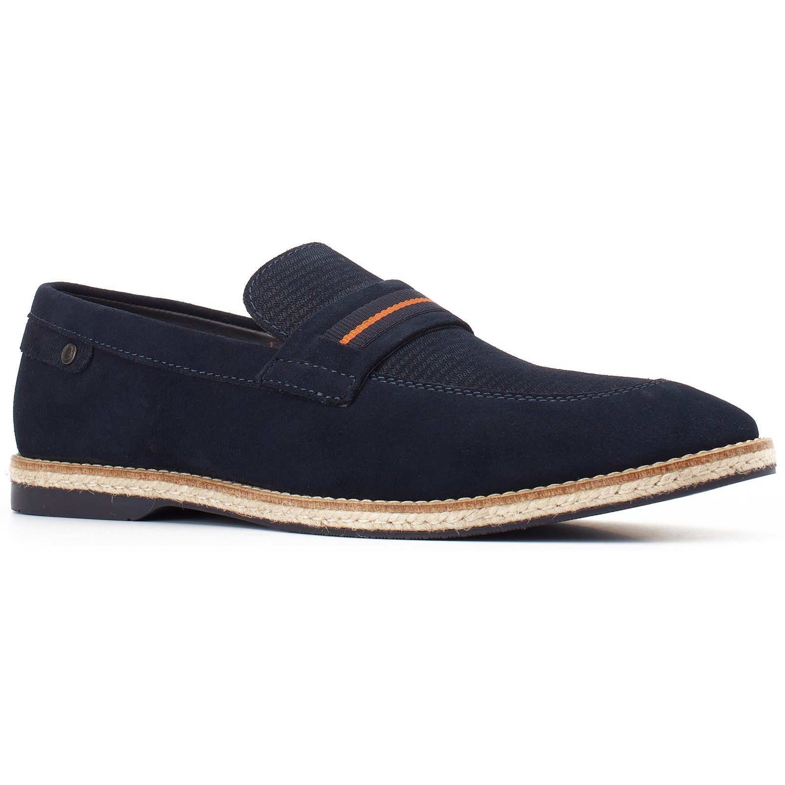 Base London Kinsey Suede Slip On Loafer Shoes