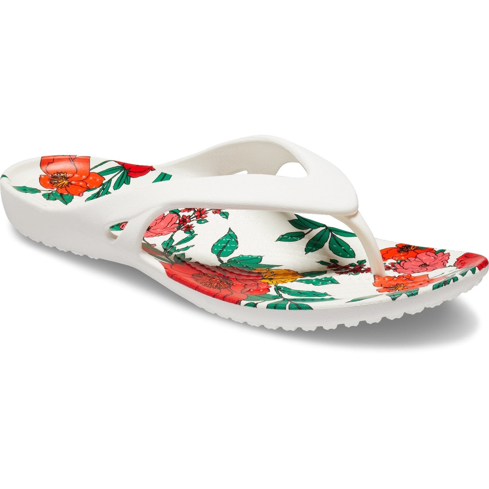 Crocs Kadee II Print Floral Flip Sandals
