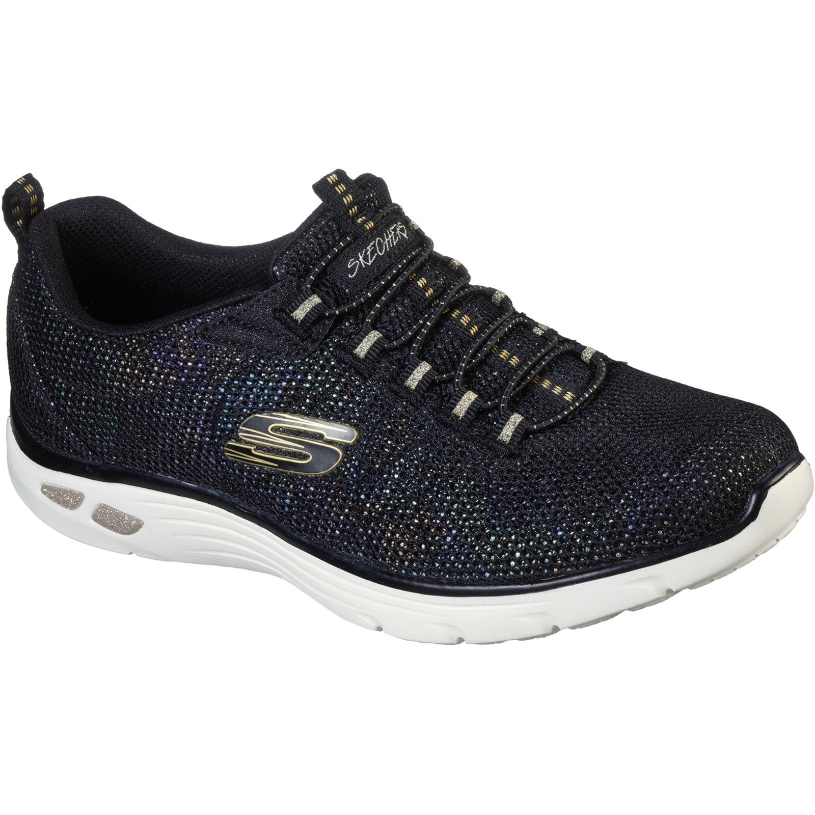 Skechers Relaxed Fit Empire D'Lux Bungee Laced Trainer