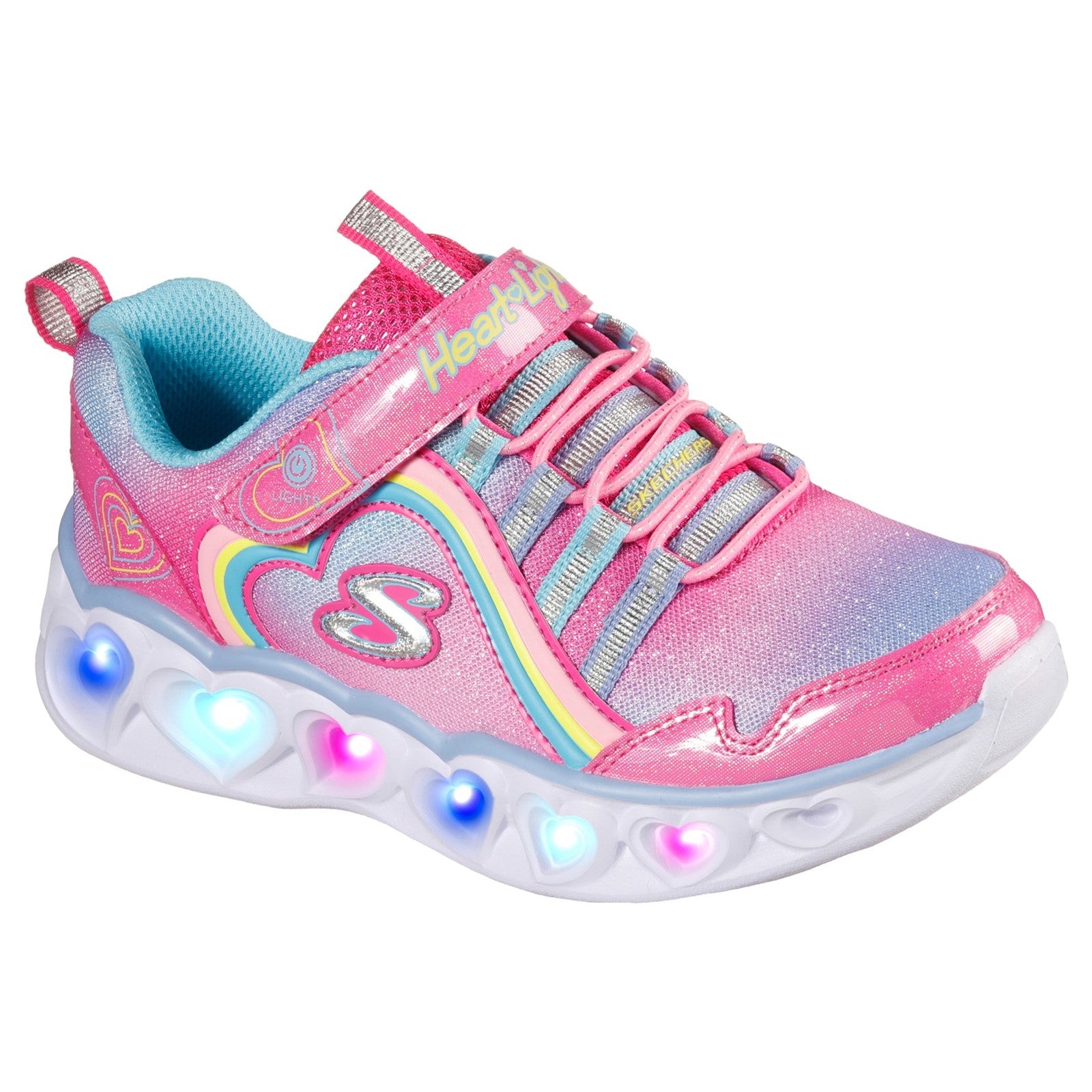 Skechers Heart Lights Rainbow Lux Sport Shoes