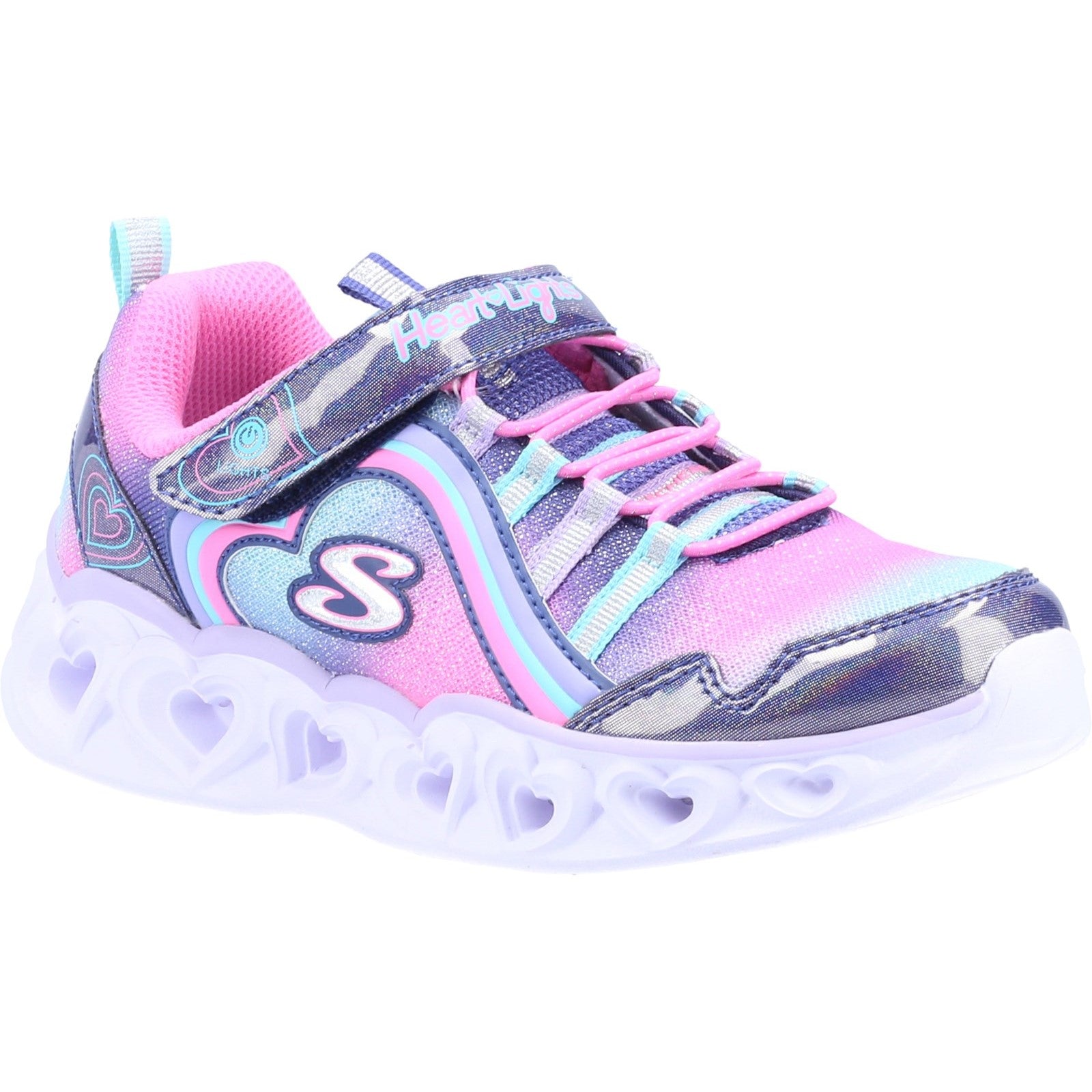 Skechers Heart Lights Rainbow Lux Sport Shoes