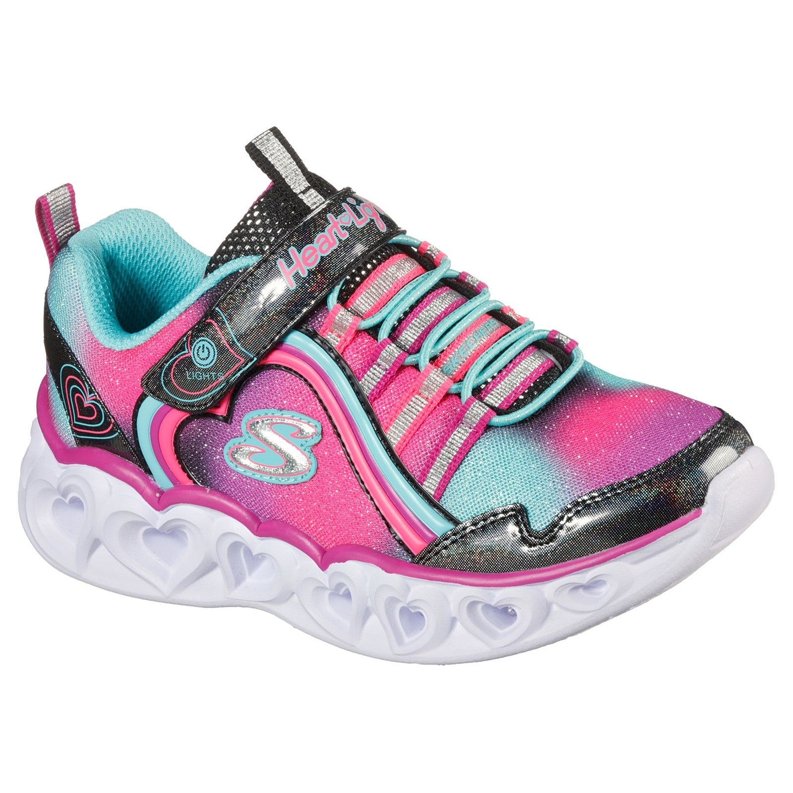 Skechers Heart Lights Rainbow Lux Sport Shoes