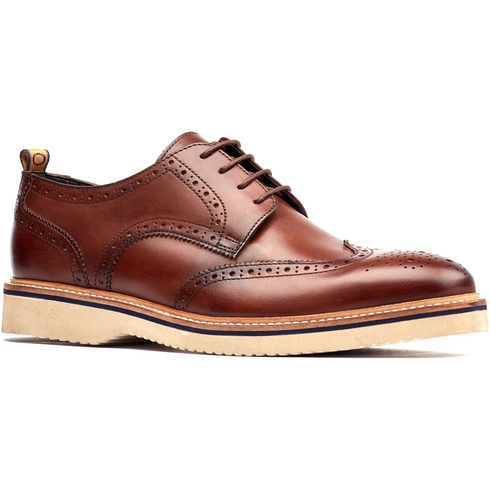 Base London Marcello Lace Up Brogue Shoe