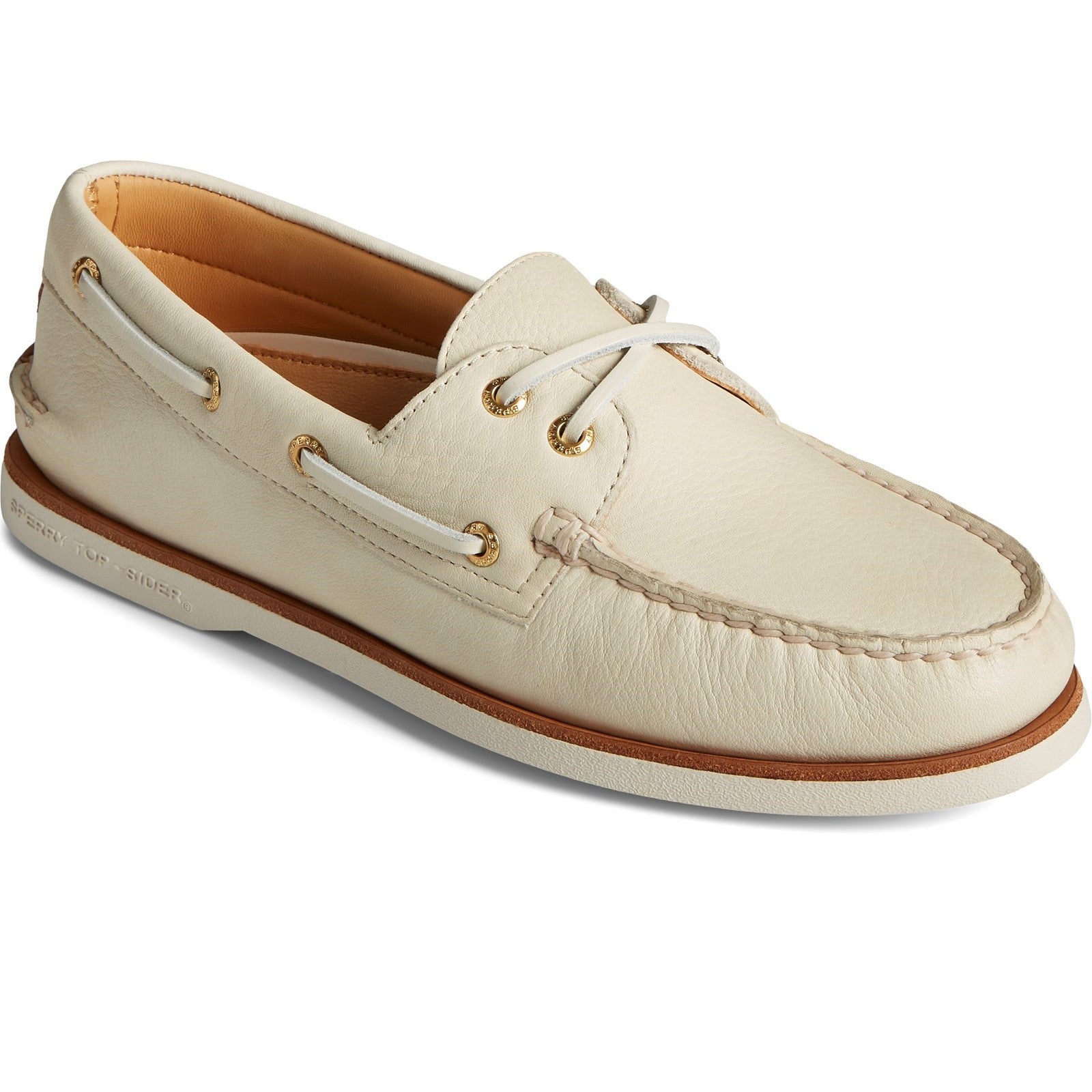 Sperry Gold A/O 2-Eye Boat Shoe Lace Shoes