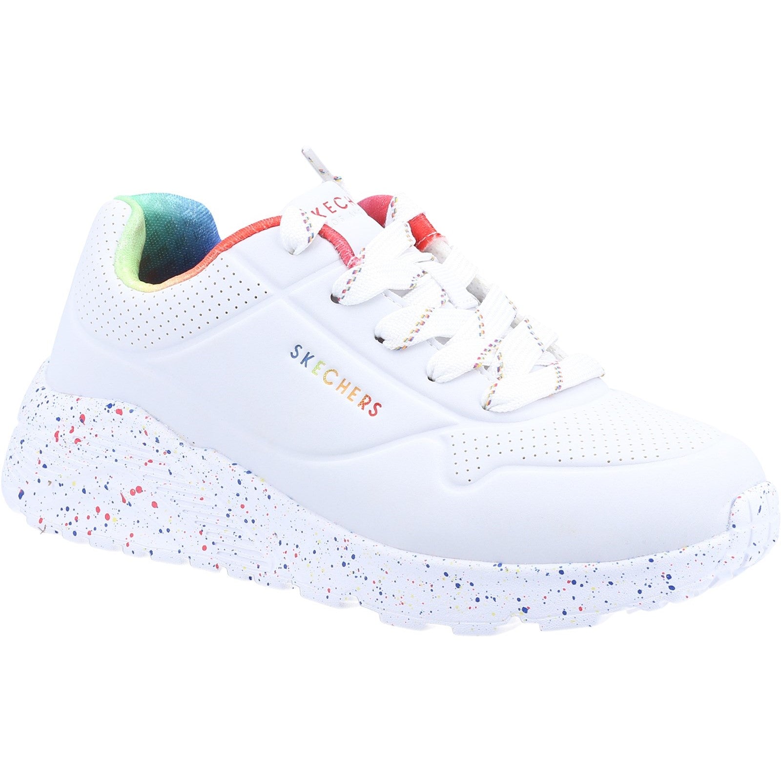 Skechers Uno Lite Rainbow Speckle Shoe