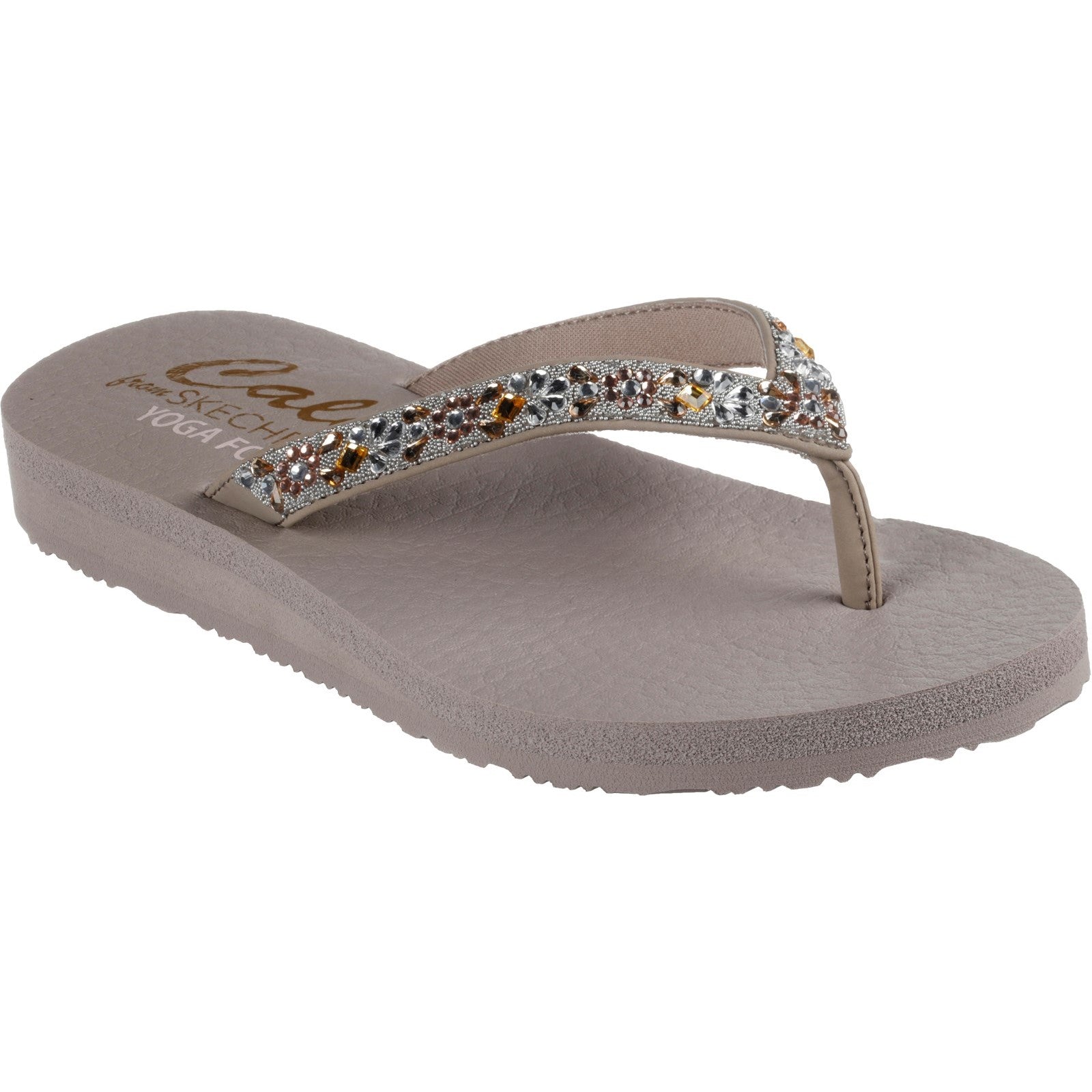 Skechers Meditation Garden Bliss Toe Post Sandals