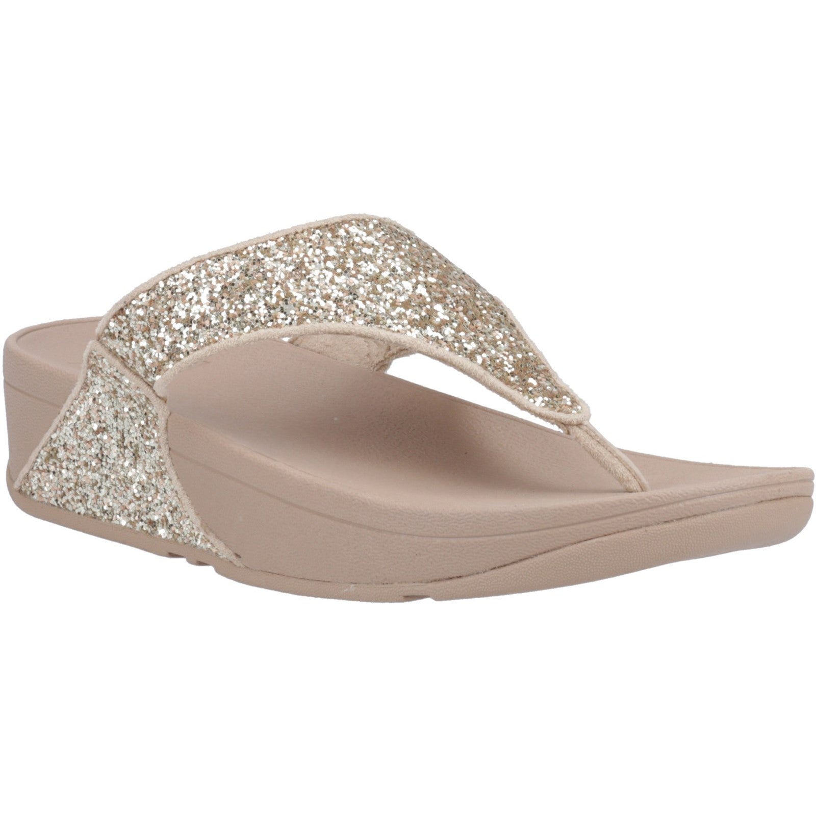 Fitflop Lulu Glitter Toe-Post Sandals