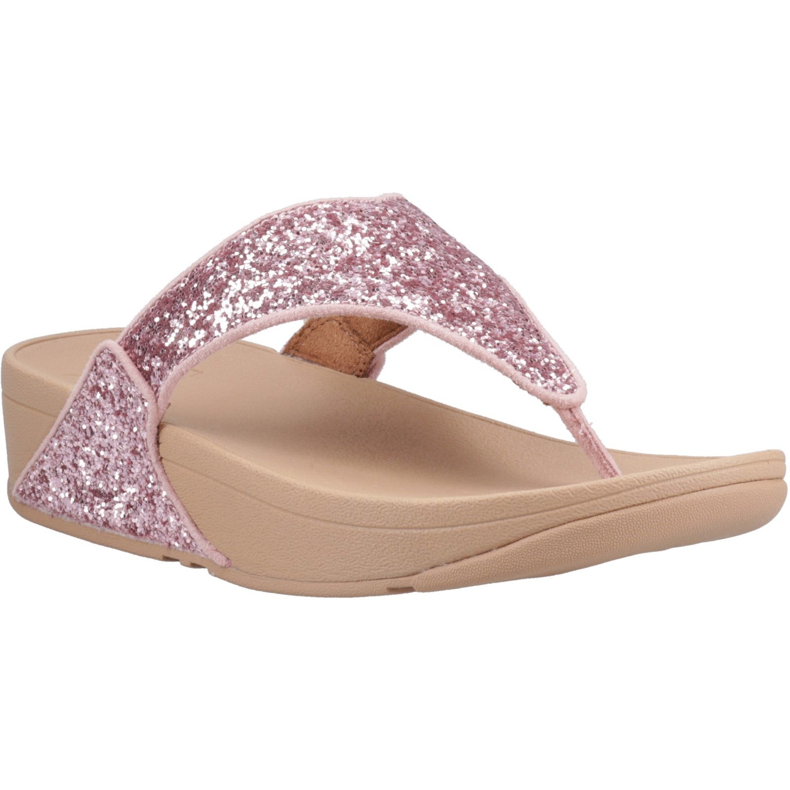 Fitflop Lulu Glitter Toe-Post Sandals