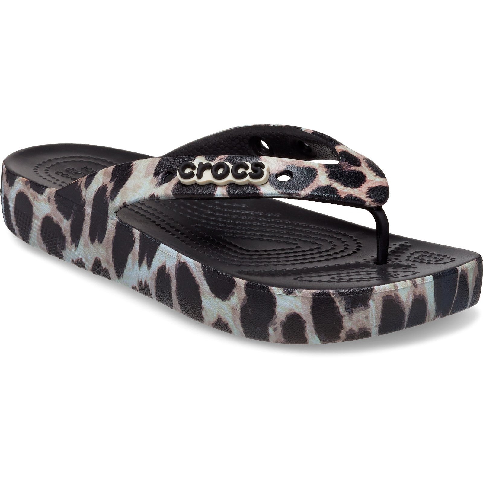 Crocs Classic Platform Animal Remix Flip Flop Sandals