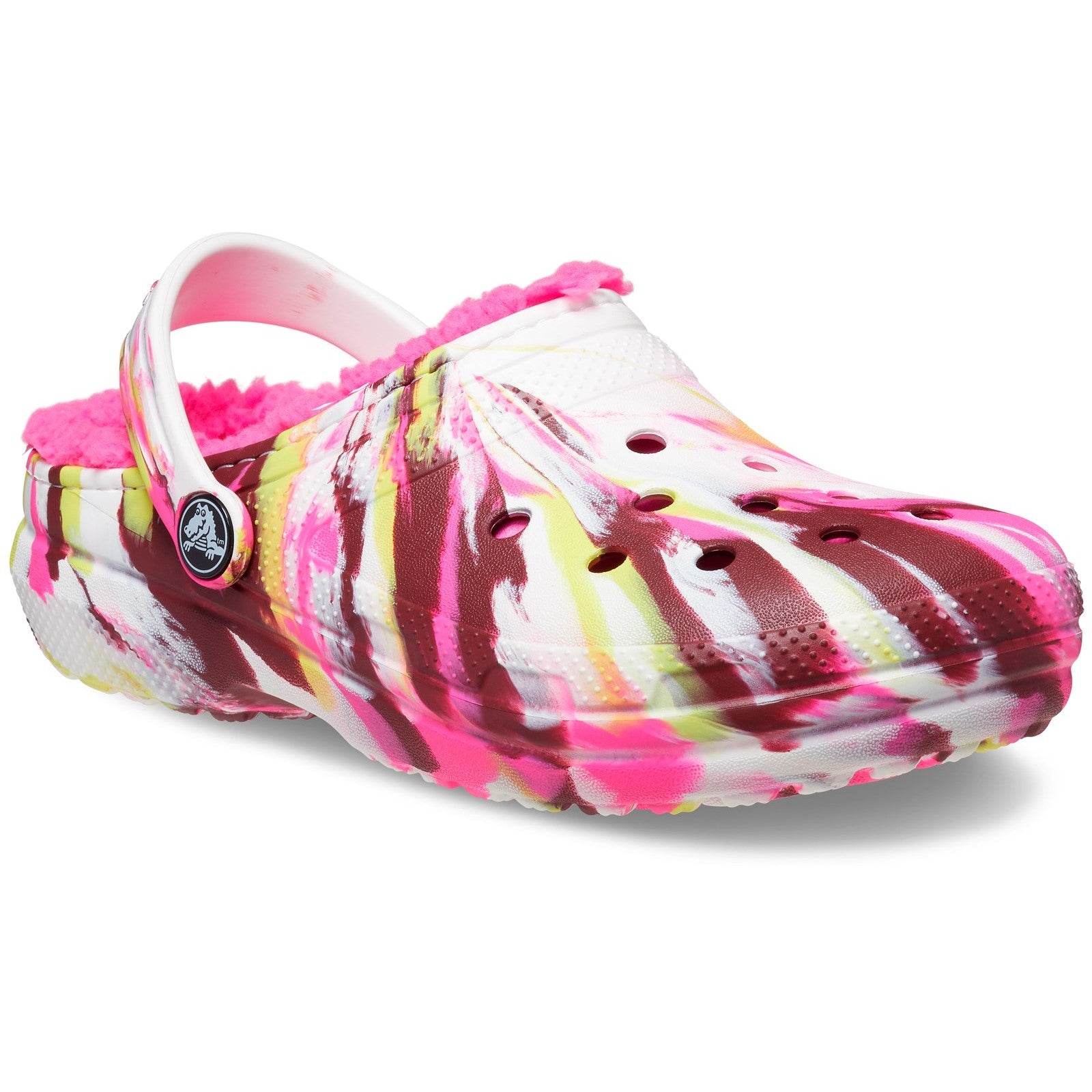 Crocs Toddler Classic Lined Marbled Clog Sandals