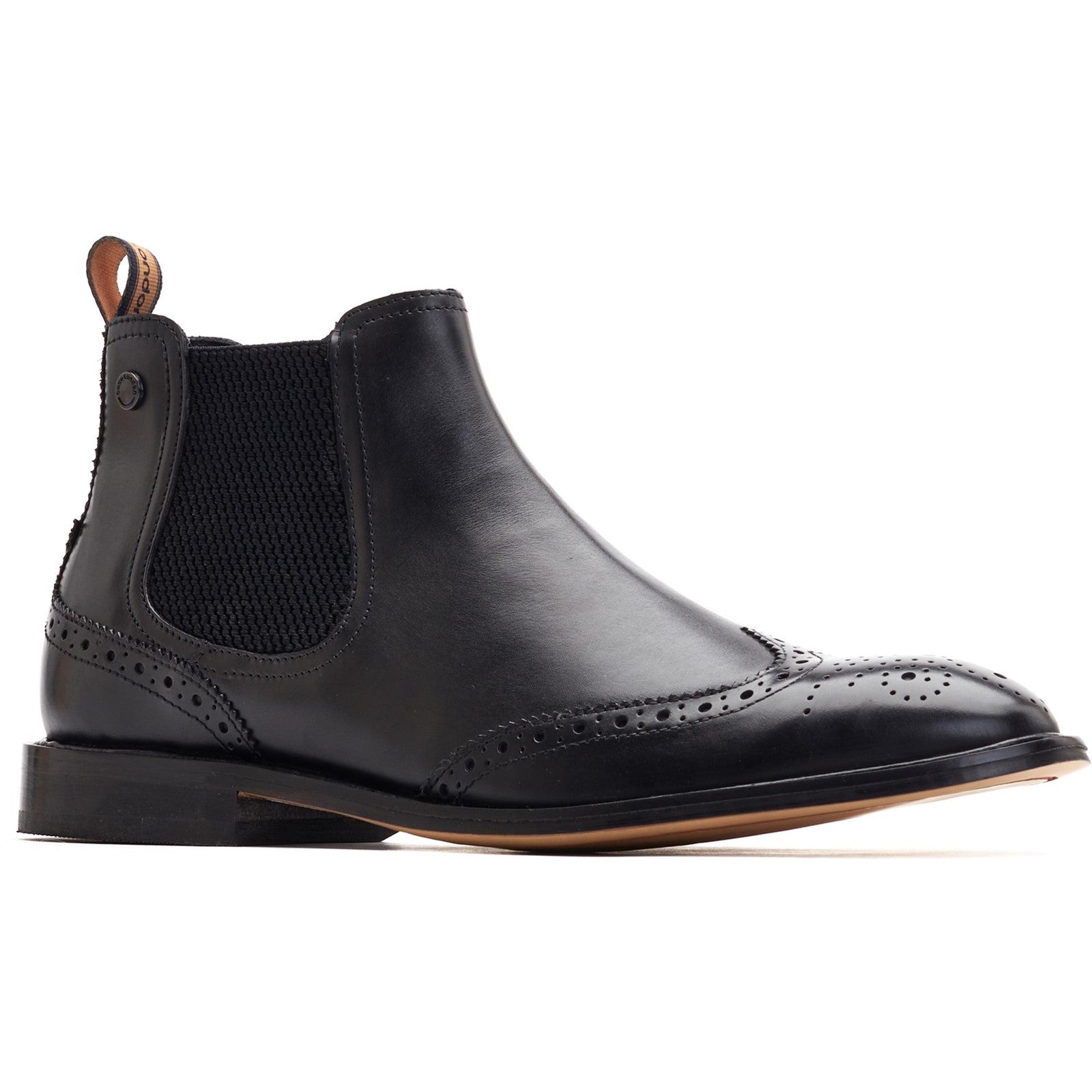 Base London Reid Brogue Chelsea Boot