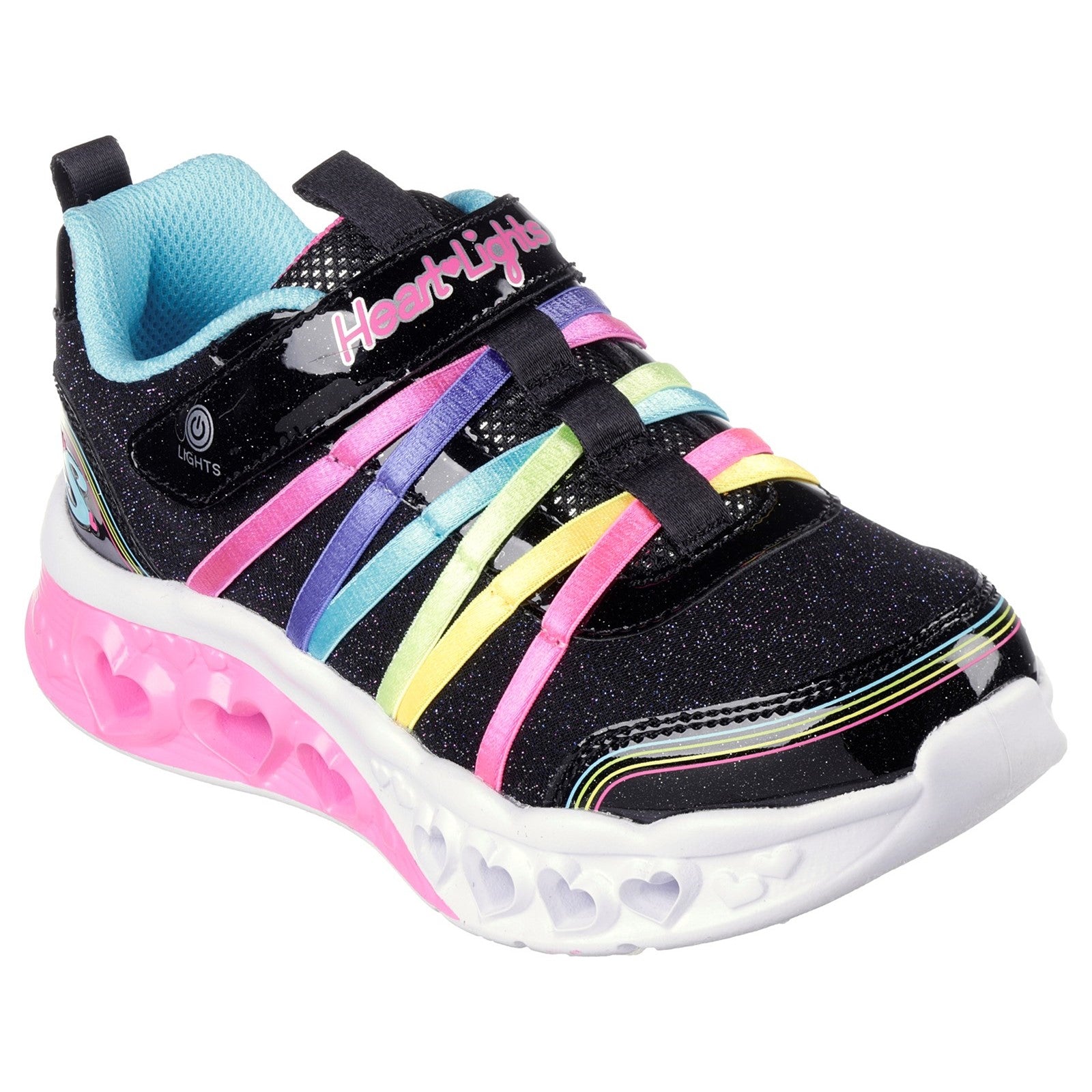 Skechers Flutter Heart Lights - Rainbow Bestie Shoe