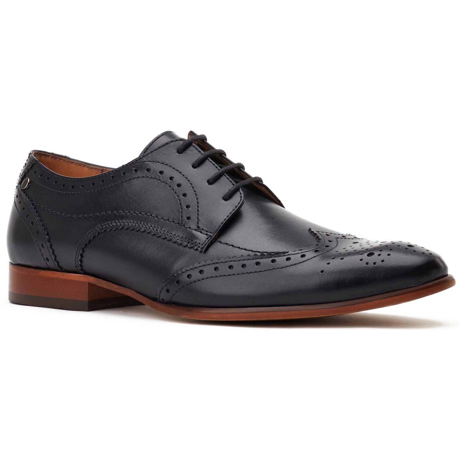 Base London Barbera Lace Up Brogue Shoe