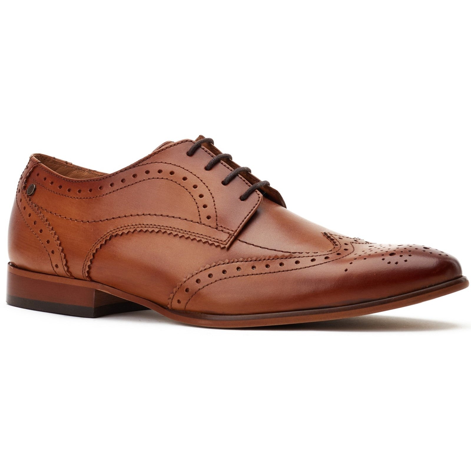 Base London Barbera Lace Up Brogue Shoe