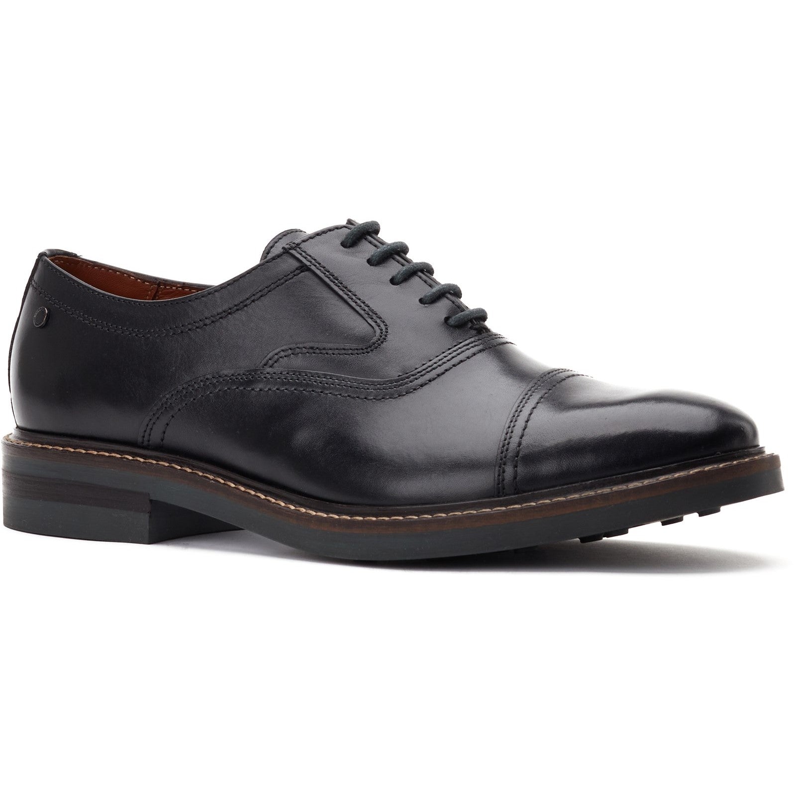 Base London Tatton Toe Cap Derby Shoes