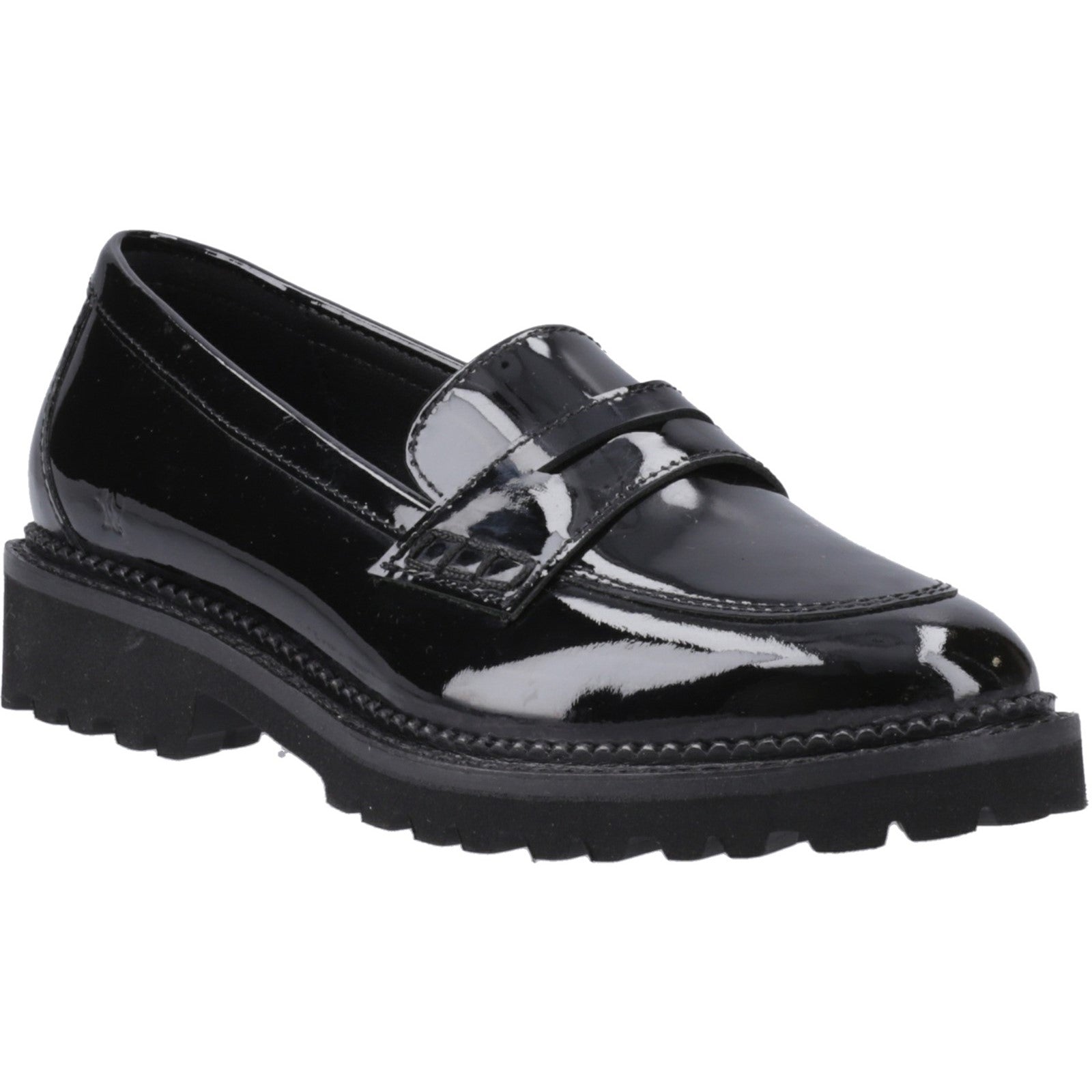 Hush Puppies Grazia Loafer Patent Jnr Flats