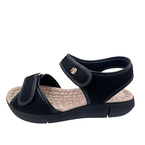 Miss Shoes Two Strap Sandals With