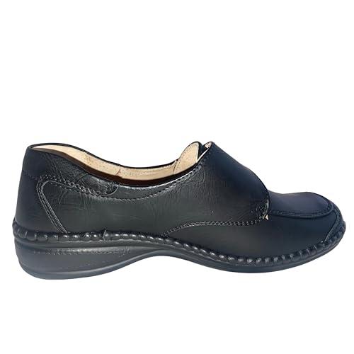 Miss Shoes Touch Fastening X Wide