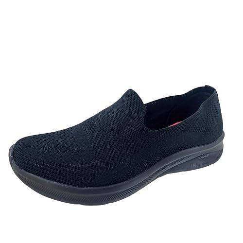 Miss Shoes All Black Work Loafers