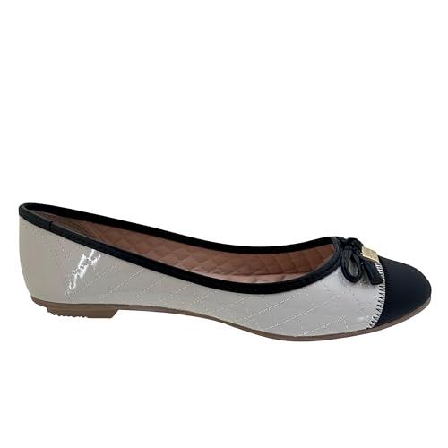 Miss Shoes Quilted Ballet Flat With Flats