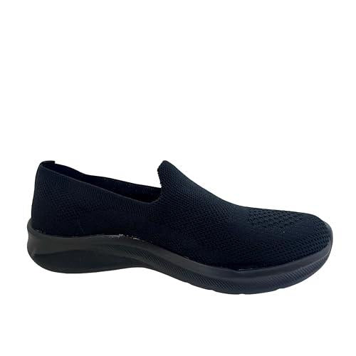 Miss Shoes All Black Work Loafers
