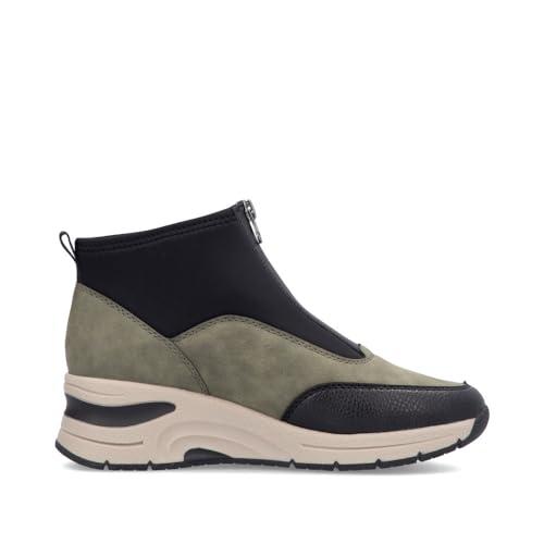 Rieker Antistress Womens Green Boot N9362 Flats
